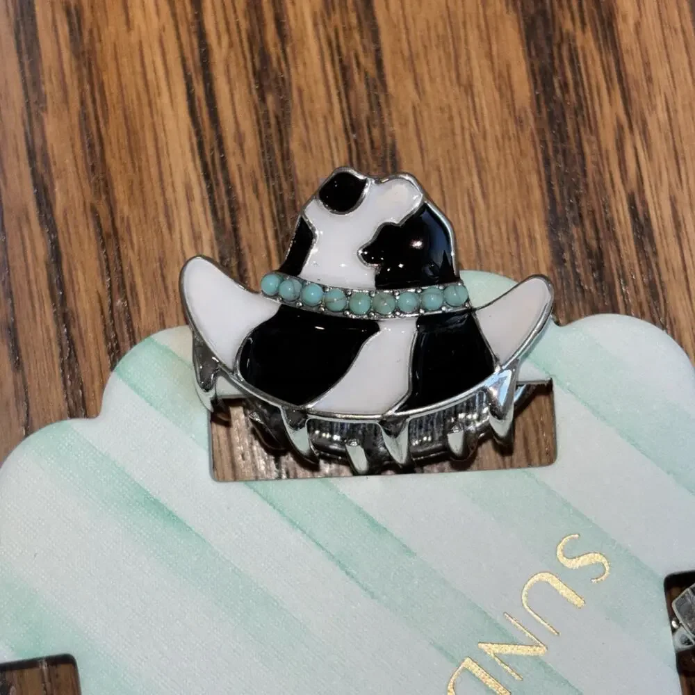 Sunday State Turquoise Western Hair Clip Claw Cowboy Howdy Lucky Hat Boot NEW